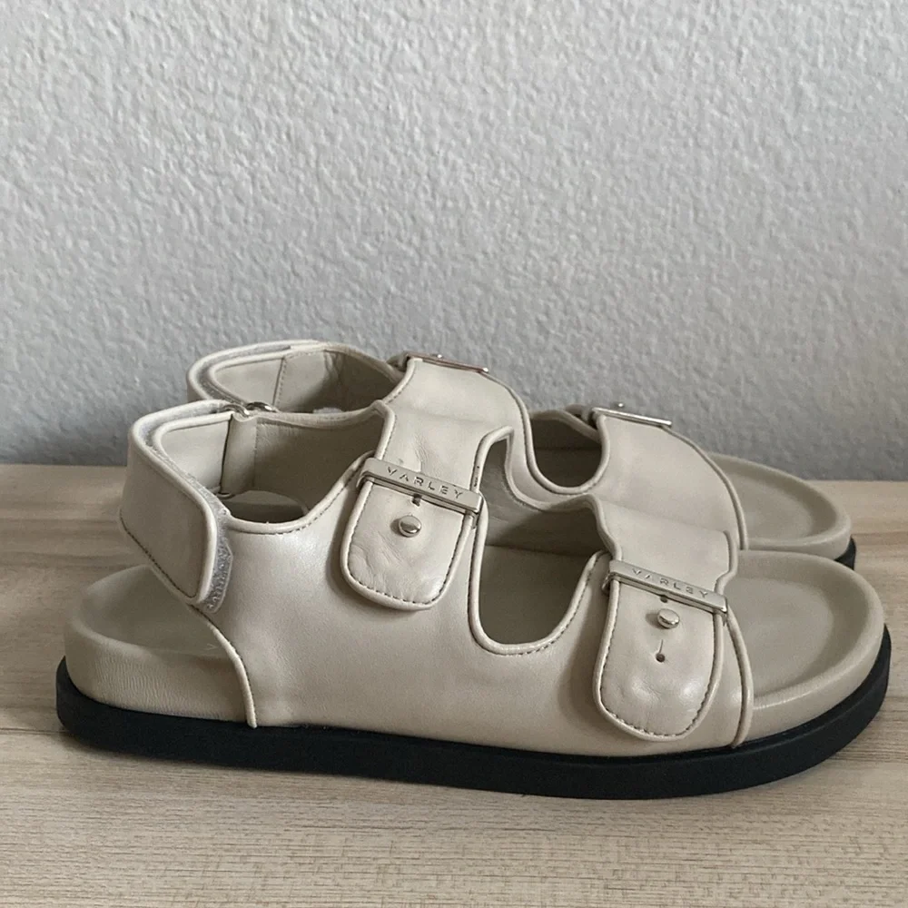 Varley NEW Corte Strap Sandals in Birch Size 37 | US 7 - Picture 8 of 16